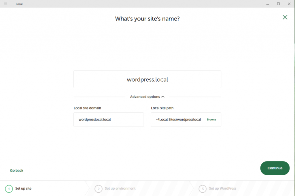 LocalWP-nuevo-sitio-nombre-proyecto