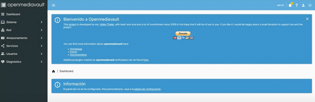 pagina_principal_openmediavault