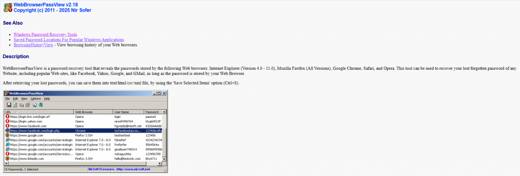 webbrowserpassview